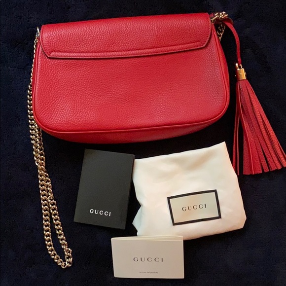 HP!! EUC🔥GUCCI Soho CHAIN Medium Crossbody - Picture 5 of 8